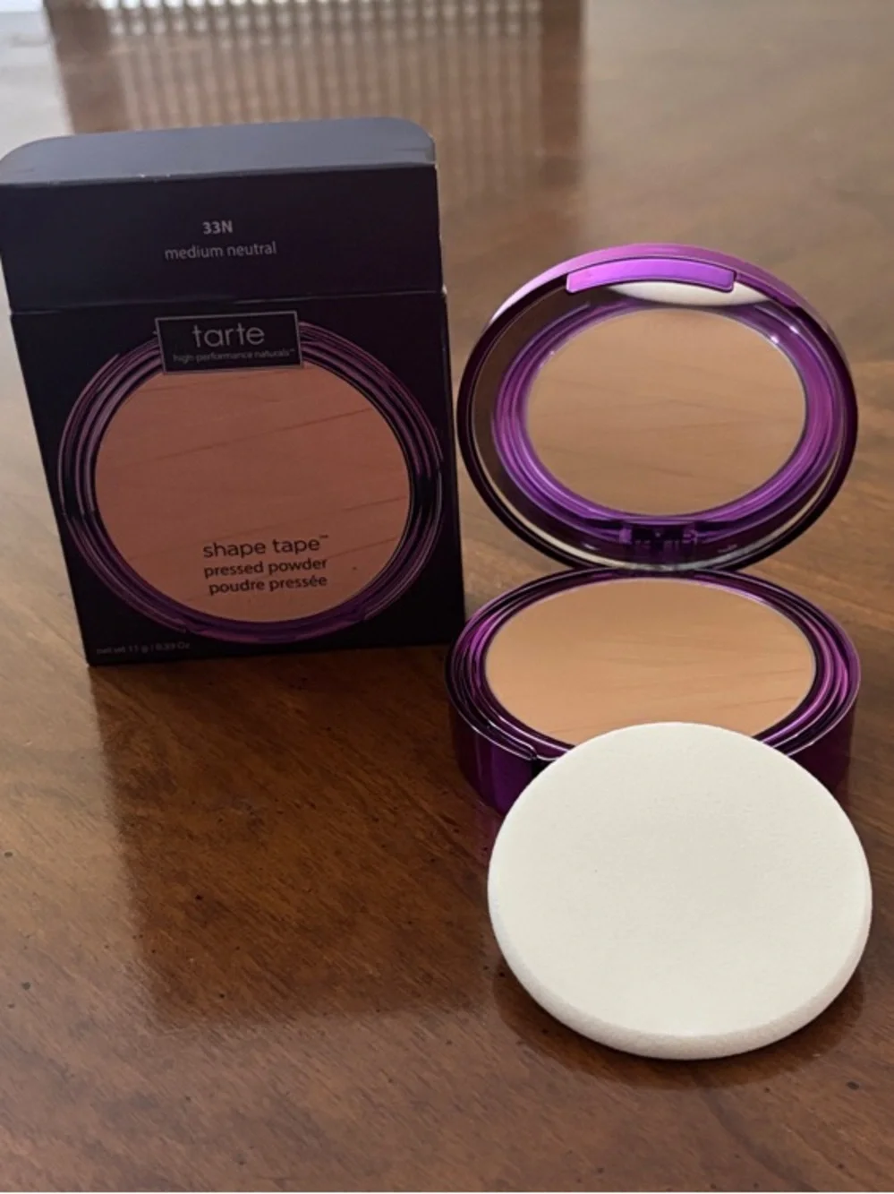 tarte Shape Tape Pressed Powder - shade 33N medium neutral
